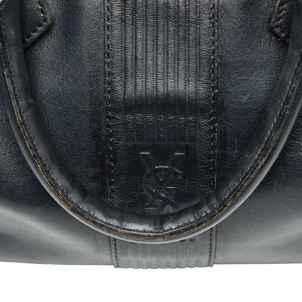 Saint Laurent YSL handbag Boston bag Navy Blue leather - Picture 8 of 8